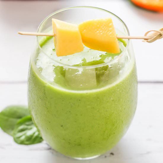 Mango Orange Green Smoothie