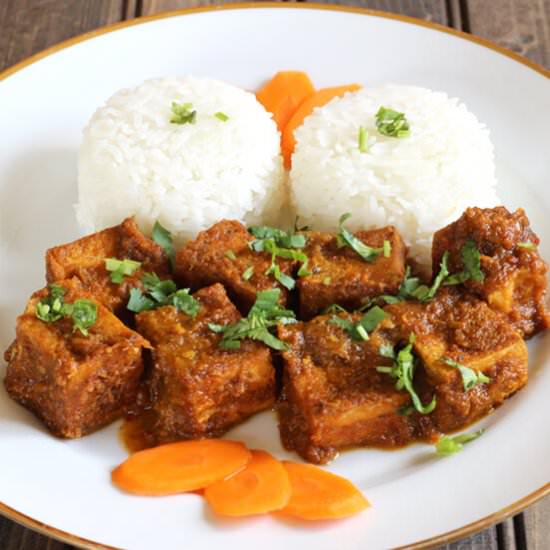 Fried Tofu With Thai Special Sauce