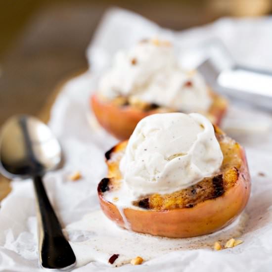 Grilled Apples a la Mode