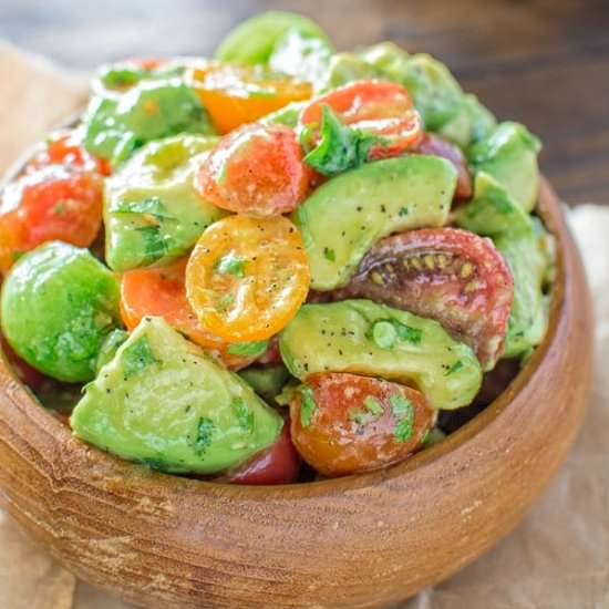 TOMATO AVOCADO SALAD