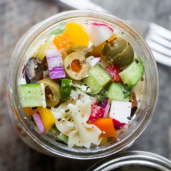 Israeli Pasta Salad