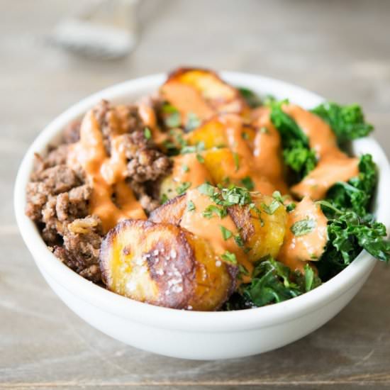 Fed + Fit Bison Plantain Breakfast