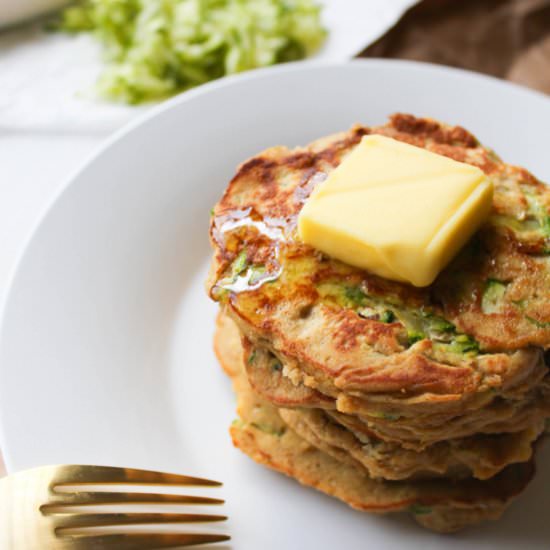 Zucchini Coconut Flour Pancakes