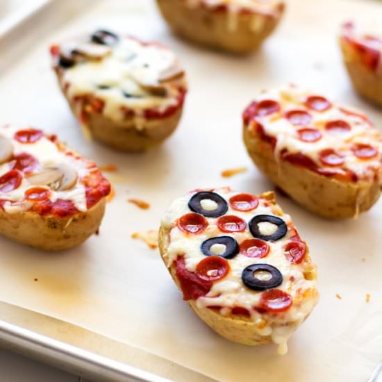 Pizza Baked Potatoes