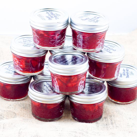 Honey Vanilla Strawberry Jam