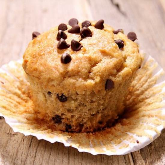 Peanut Butter Banana Muffins
