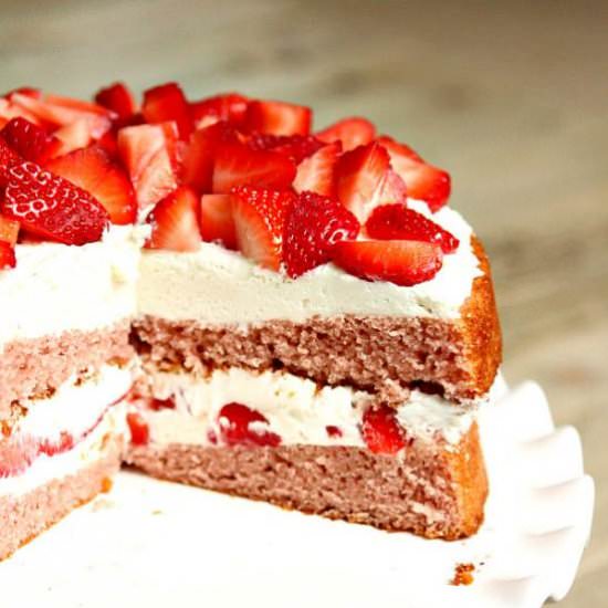 Strawberry Layer Cake