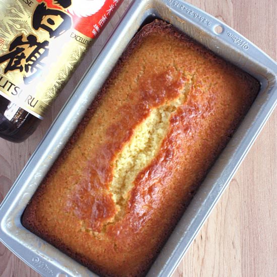 Sake Pound Cake