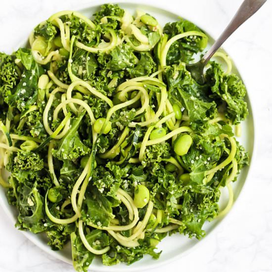 Green Goddess Avocado Kale Salad