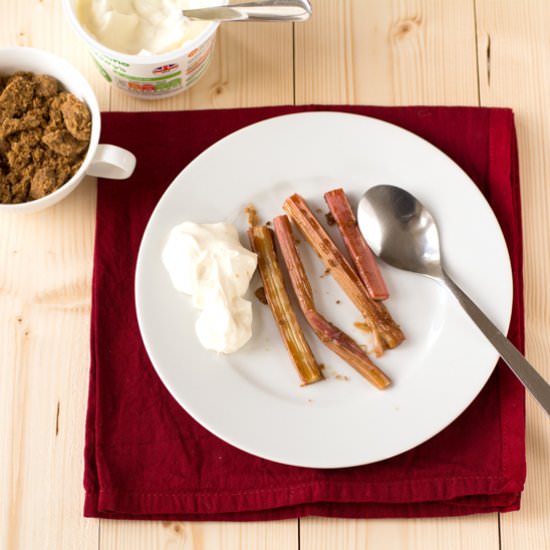 Toffee Rhubarb Sticks