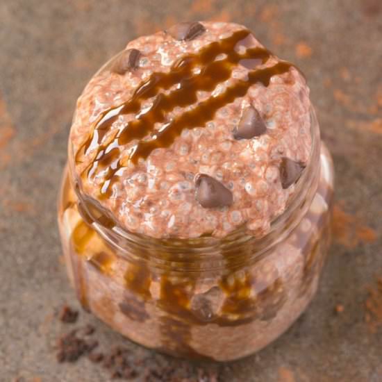 Healthy Brownie Batter Chia Pudding