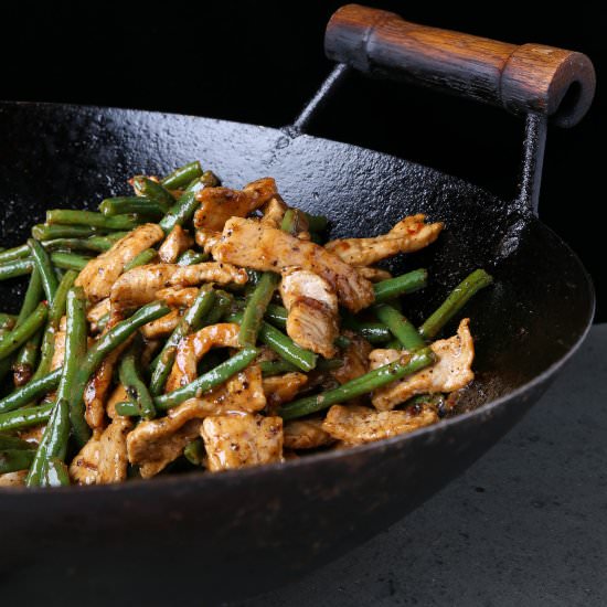 Easy Pork Stir-Fry with Green Beans