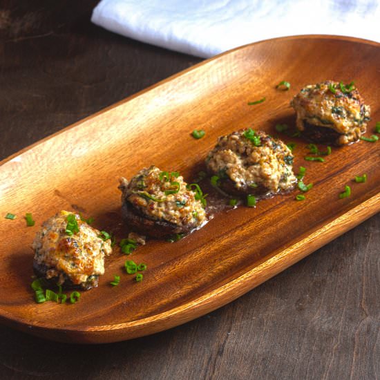 Sausage Stuffed Mushrooms