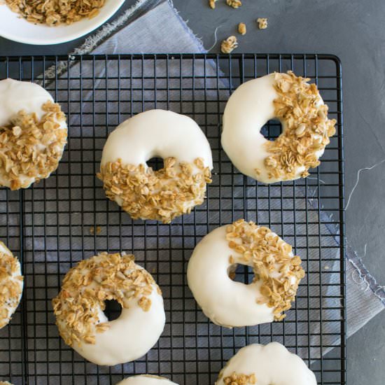 Granola Topped Donuts