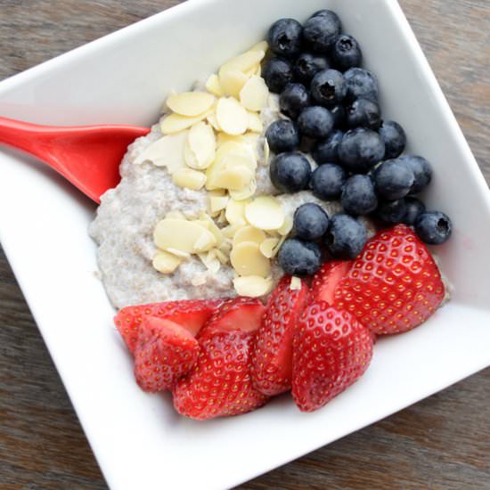 Overnight Yogurt Chia Seed Bowl
