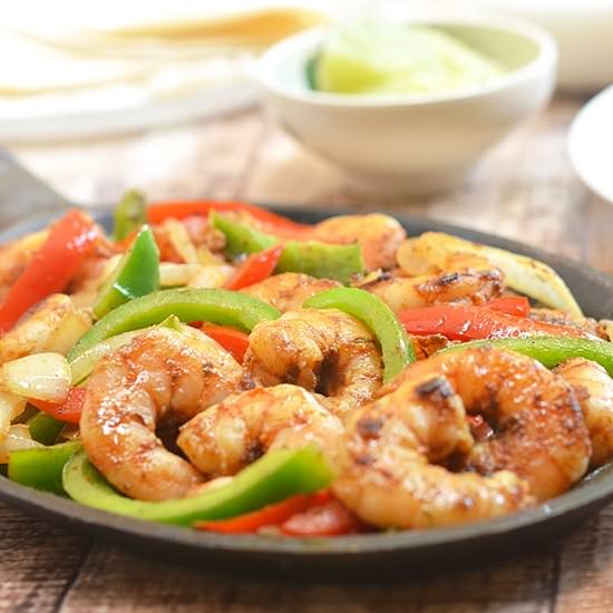 Shrimp Fajitas