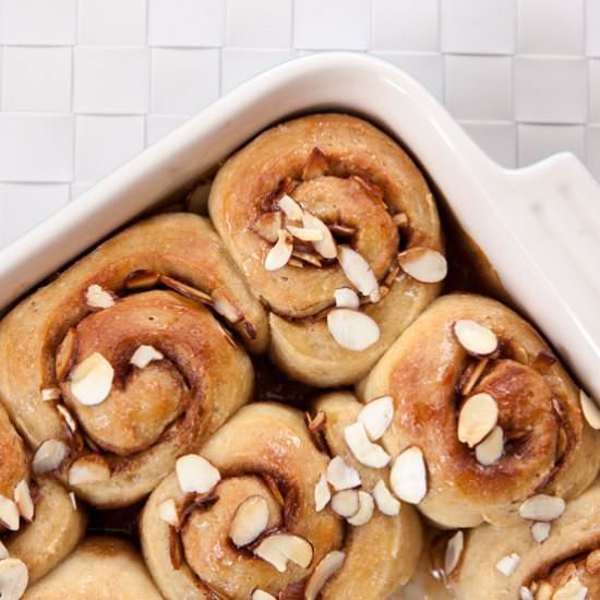 Sourdough Sticky Honey Buns