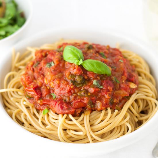Oven Roasted Tomato Sauce