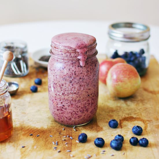 Lavender Blueberry Smoothie
