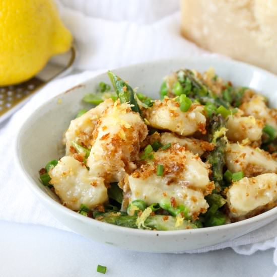 Ricotta Gnocchi with Asparagus