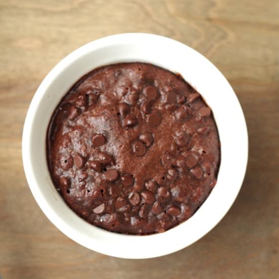 Double Chocolate Chip Mug Cookie