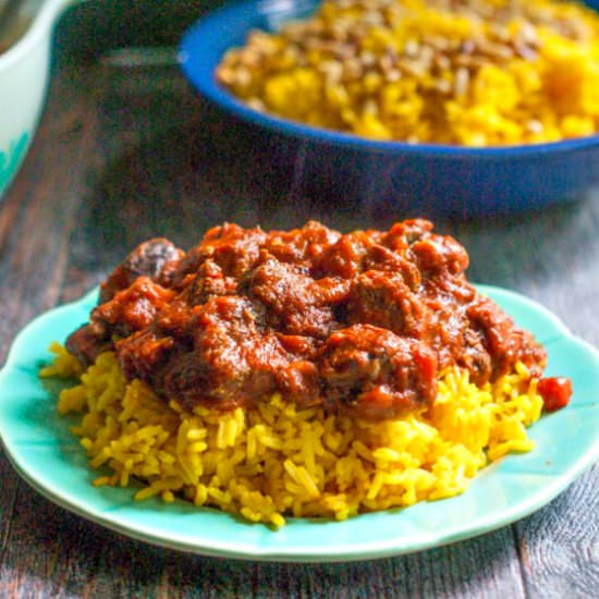 Eggplant Beef Stew