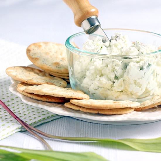 Wild Ramp Goat Cheese Spread