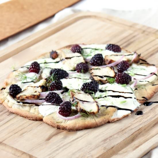 Blackberry Chicken Flatbread