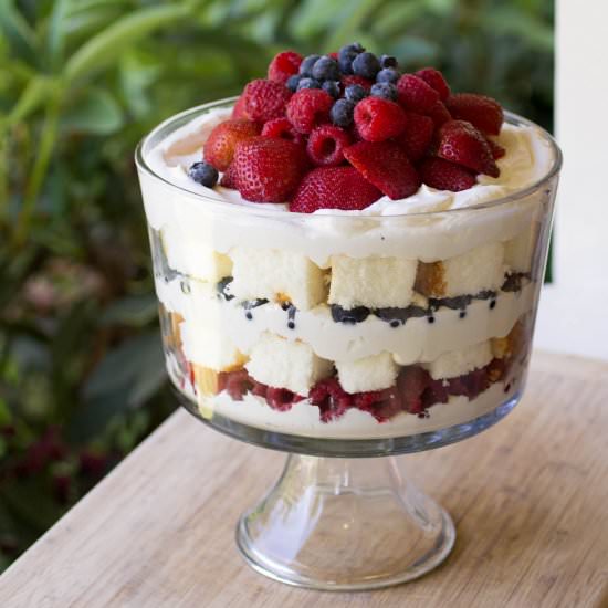 Triple Berry Trifle