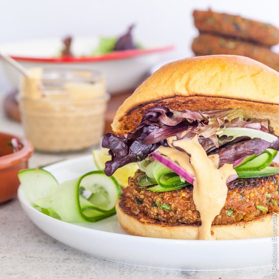 Quinoa Vegetarian Burger Patties