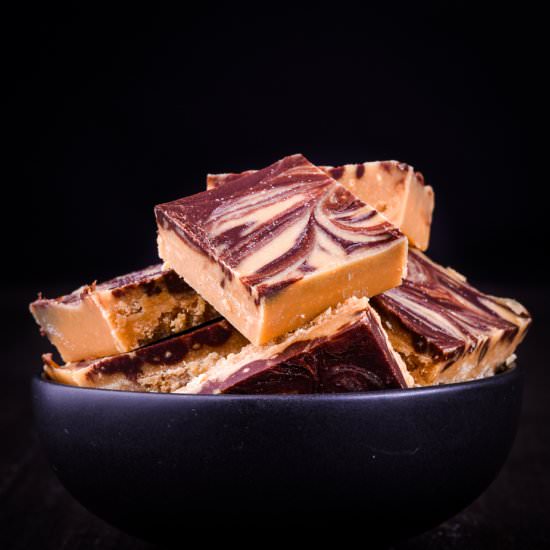 Chocolate and PB Fudge