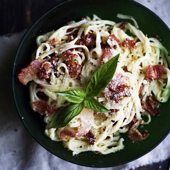 Homemade Spaghetti Carbonara