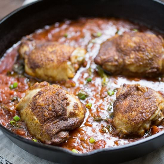 Coconut Curry Chicken Thighs