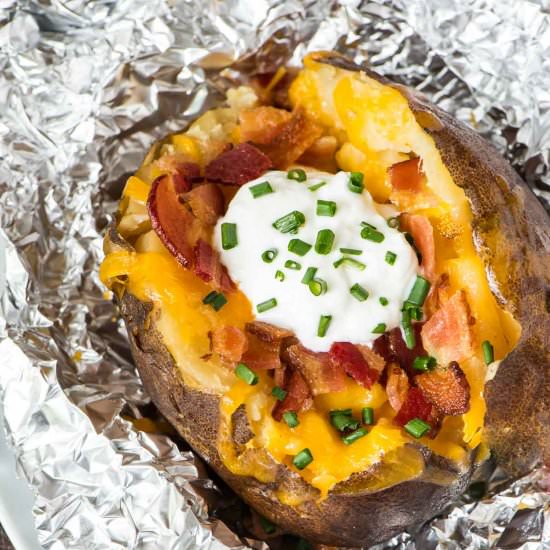 Crock Pot Baked Potato