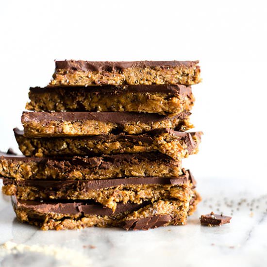 Almond Butter Protein Bars