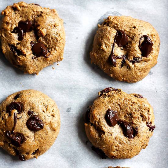 Almond Chocolate Protein Cookies