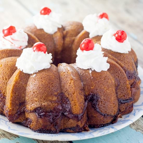 Cherry Marble Cake