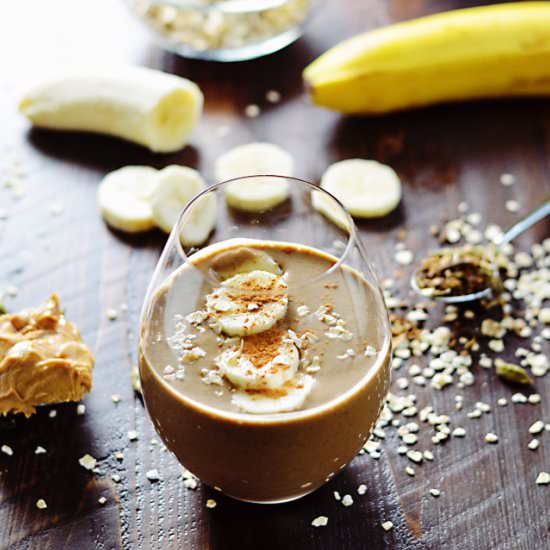 Chai Tea & PB Banana Smoothie
