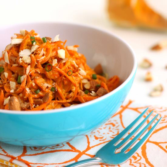 Carrot Salad with Turmeric Sauce