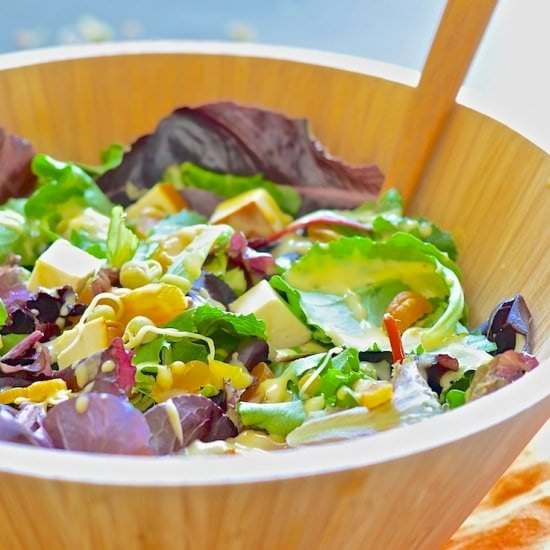 Smoked Tofu & Apricot Salad