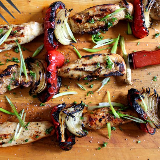 Grilled Chicken Kabobs