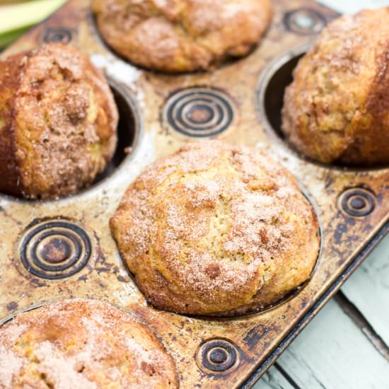 Cinnamon Rhubarb Muffins