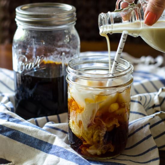 Cold Brew Coffee with Vanilla Cream
