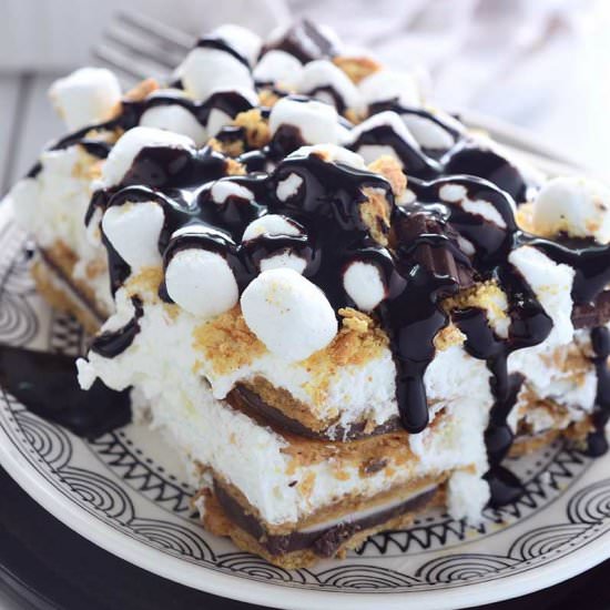 S’moreo Icebox Cake