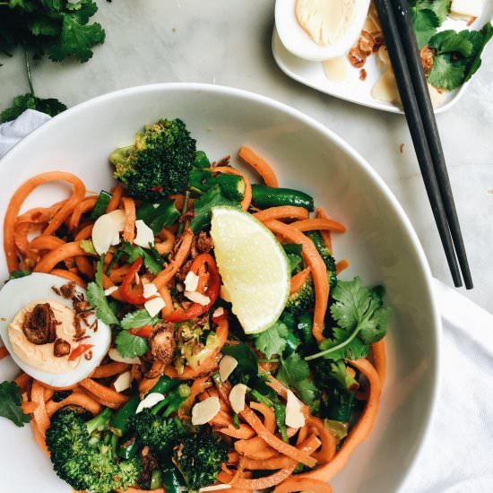 Sweet Potato Noodle Stir Fry
