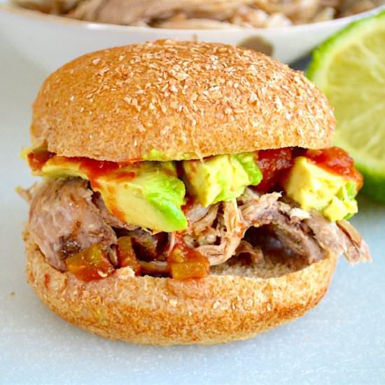 Tequila Lime Pulled Pork Sandwiches