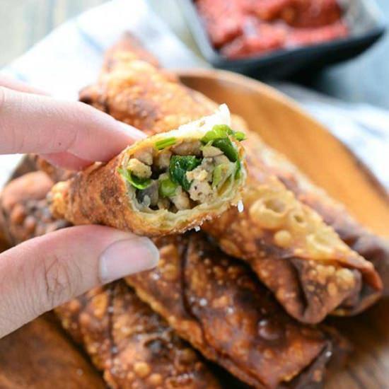 Ginger Chicken Egg Rolls