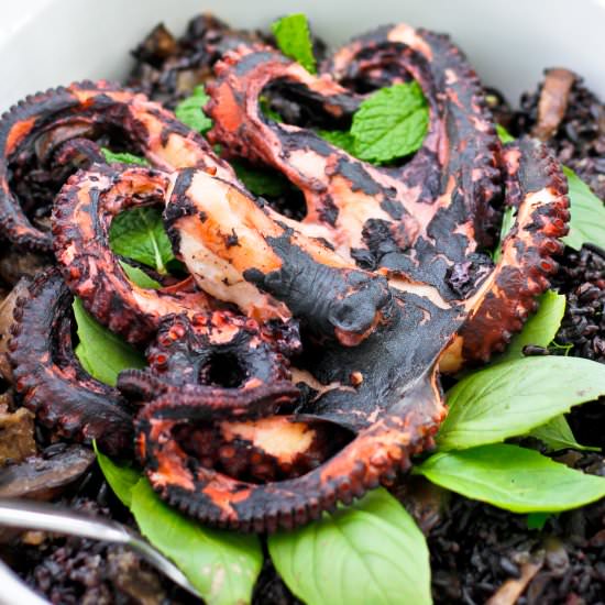 Lemon Pepper Octopus