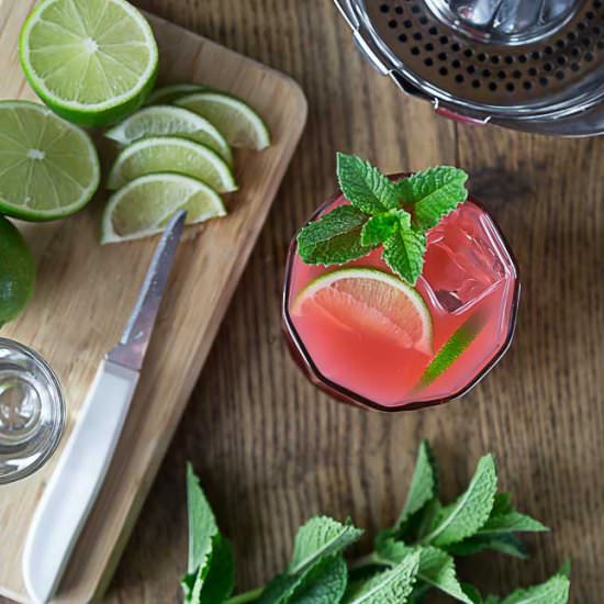 Guava Lime Cocktail