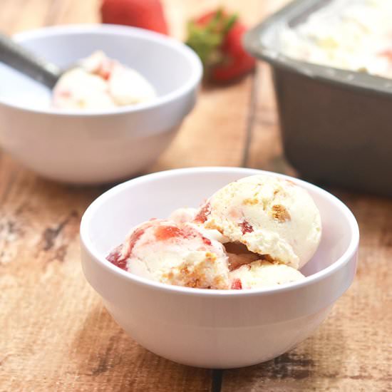 Strawberry Cheesecake Ice Cream